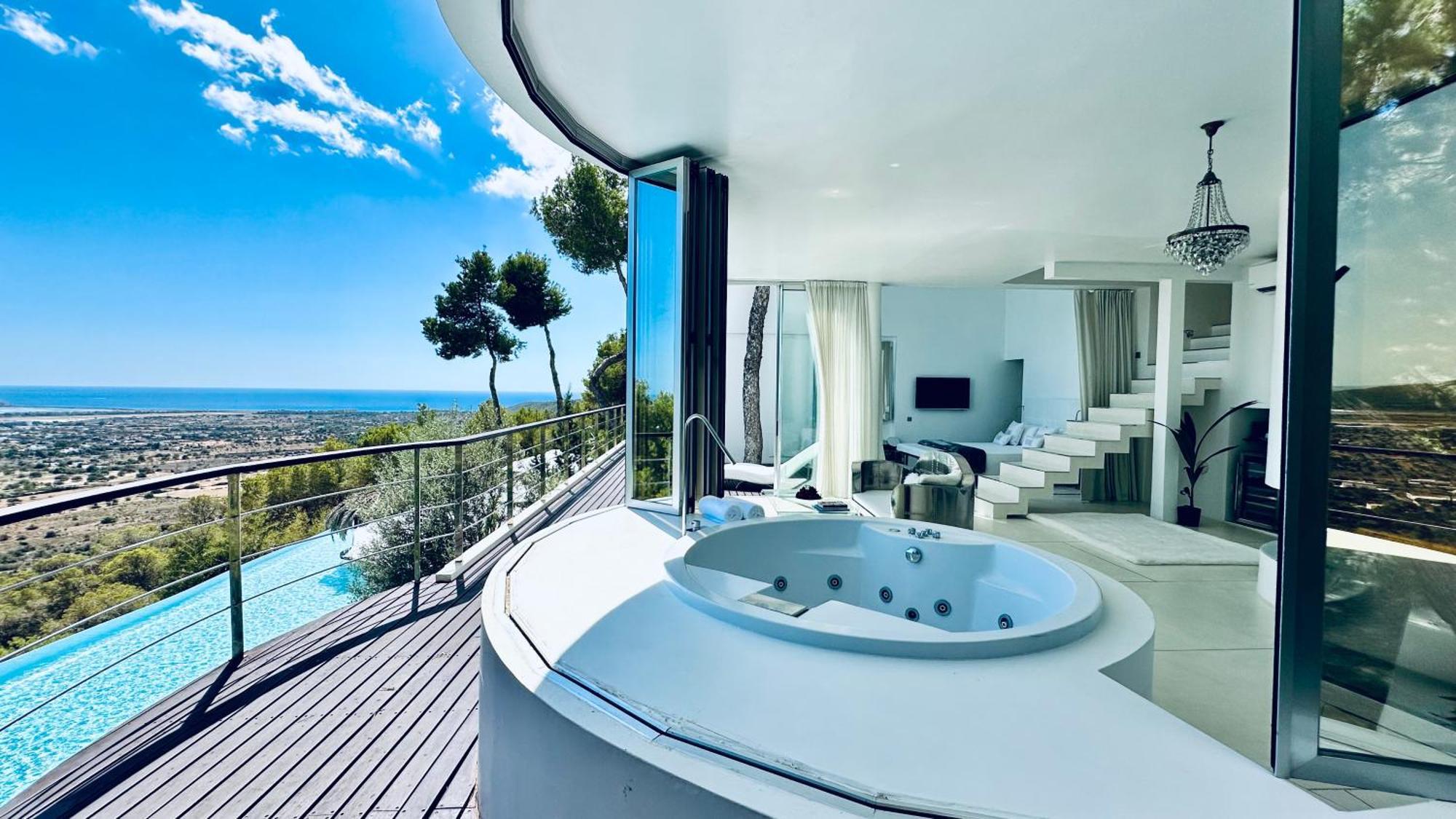 Villa Roca Ibiza - Un Paraiso Premium A Solo 10 Minutos De La Ciudad De Ibiza Y De Las Playas Cala Jondal Y Salinas Sant Jordi de ses Salines المظهر الخارجي الصورة